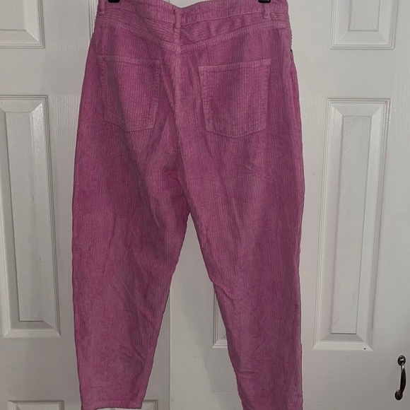 Pink corduroy balloon pants - Picture 1 of 4